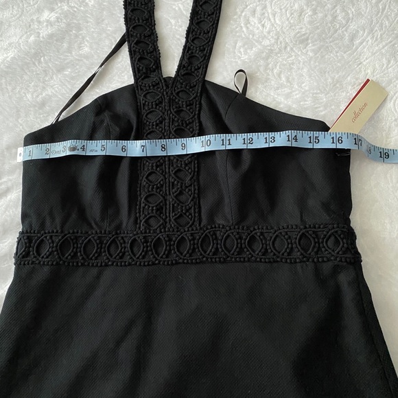 NWT Eyelet Accented Halter Dress - Picture 4 of 9